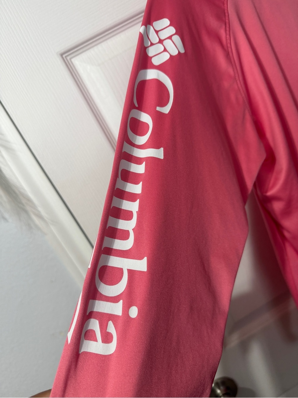 Columbia Girls Coral Pink Long Sleeve Performance Tee
